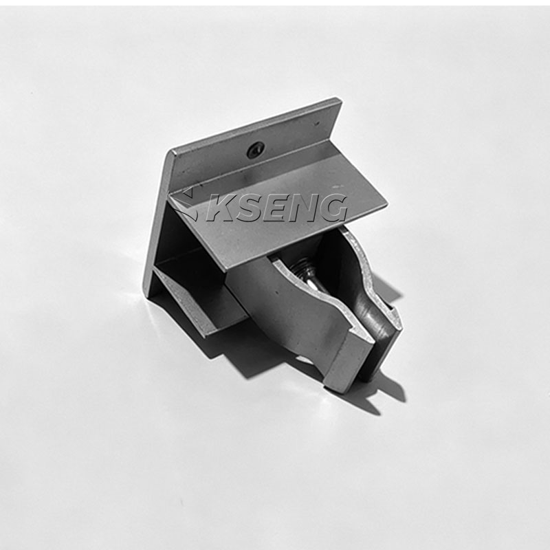 Pince centrale en aluminium pour panneau solaire &agrave; installation rapide