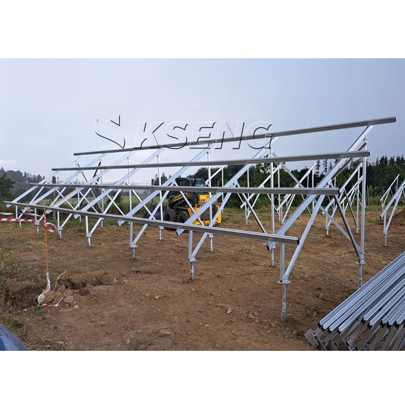 Pr&eacute;sentation de la structure de conception solaire &agrave; montage au sol