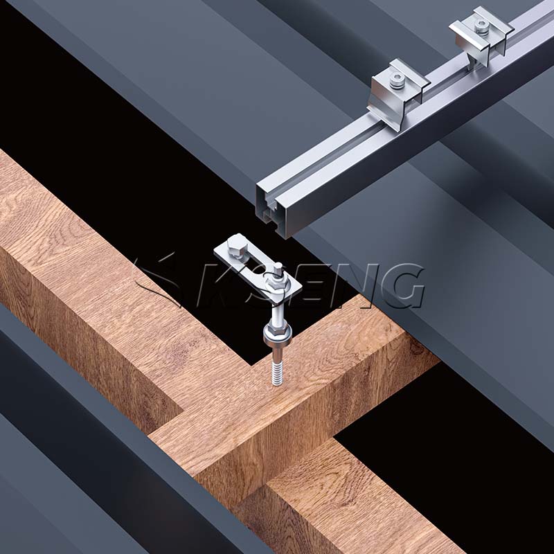 Kseng Hanger Bolt Solsr Syst&egrave;me de montage pour toit m&eacute;tallique
