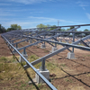 Syst&egrave;me solaire de b&acirc;ti au sol d'acier au carbone de magn&eacute;sium en aluminium de zinc pour la fondation en b&eacute;ton