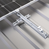 Syst&egrave;me de montage solaire sur toit en m&eacute;tal trap&eacute;zo&iuml;dal avec mini rail de base en U et support de pied en L