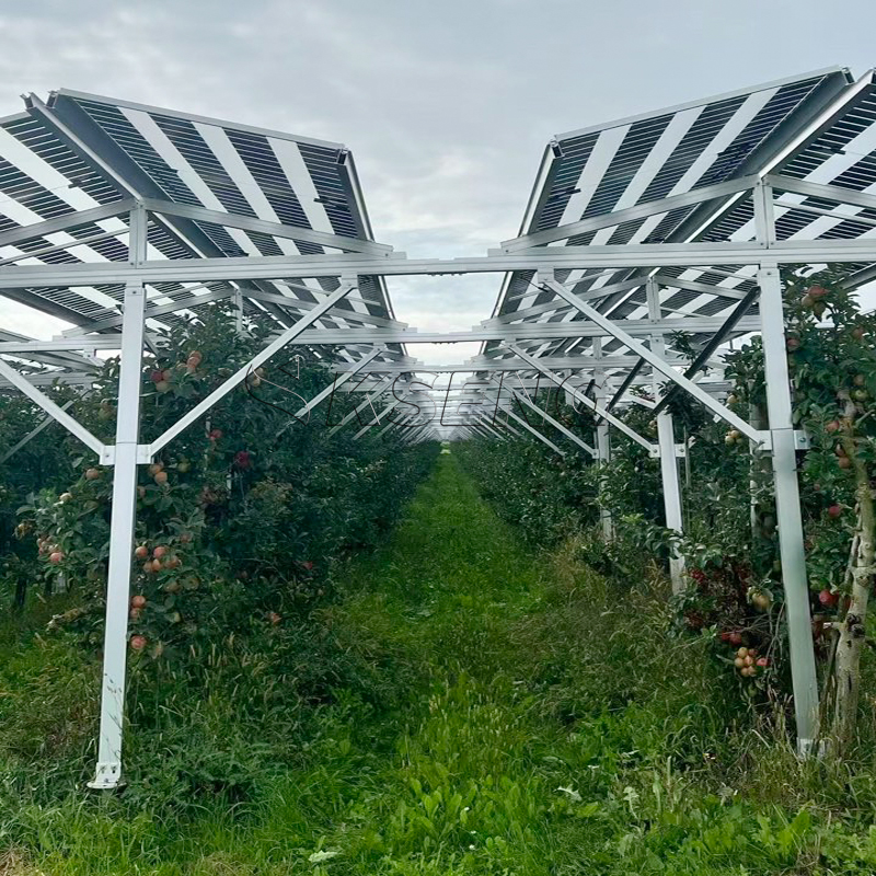 syst&egrave;me de montage de ferme solaire