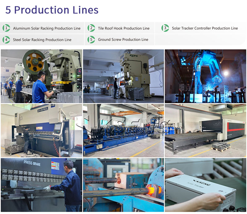 Kseng-syst&egrave;me-de-montage-solaire-Lignes-de-production