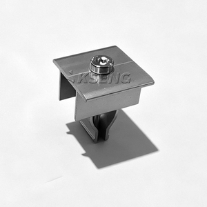 Pince centrale en aluminium pour panneau solaire &agrave; installation rapide