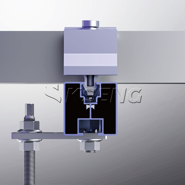 Kseng Hanger Bolt Solsr Syst&egrave;me de montage pour toit m&eacute;tallique