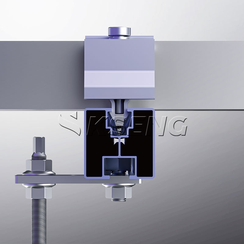 Kseng Hanger Bolt Solsr Syst&egrave;me de montage pour toit m&eacute;tallique